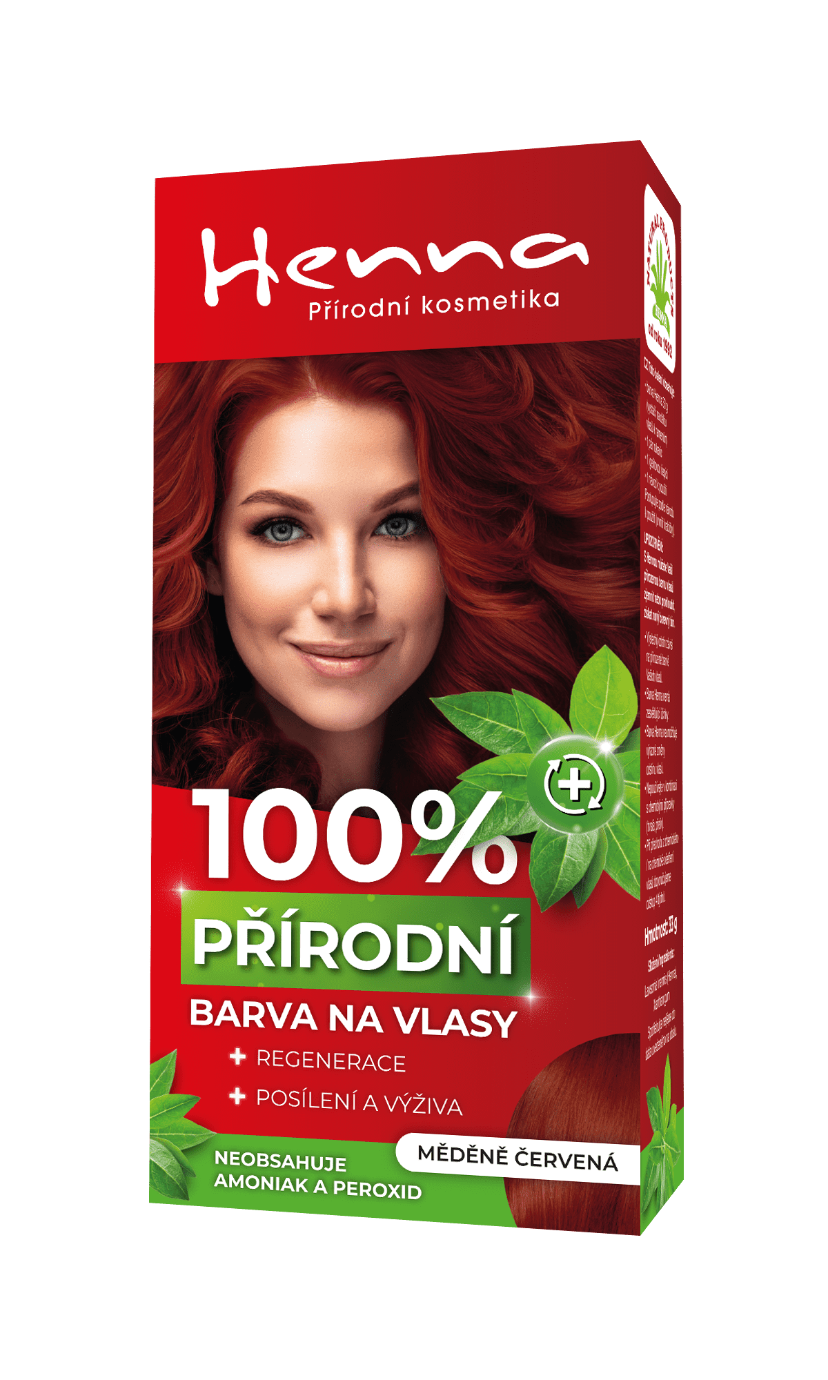 Barva na vlasy - MĚDĚNĚ ČERVENÁ