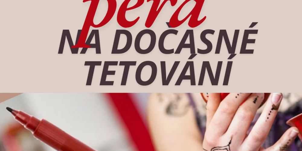 Henna pera na dočasné tetování