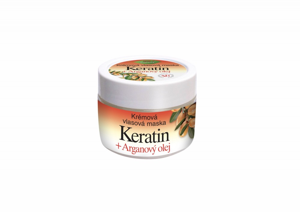 Deep regeneration mask for damaged hair KERATIN + ARGANOVÝ 260 ml